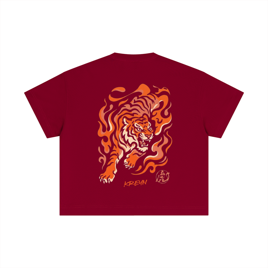 Essential Cotton Boxy Graphic T-Shirt