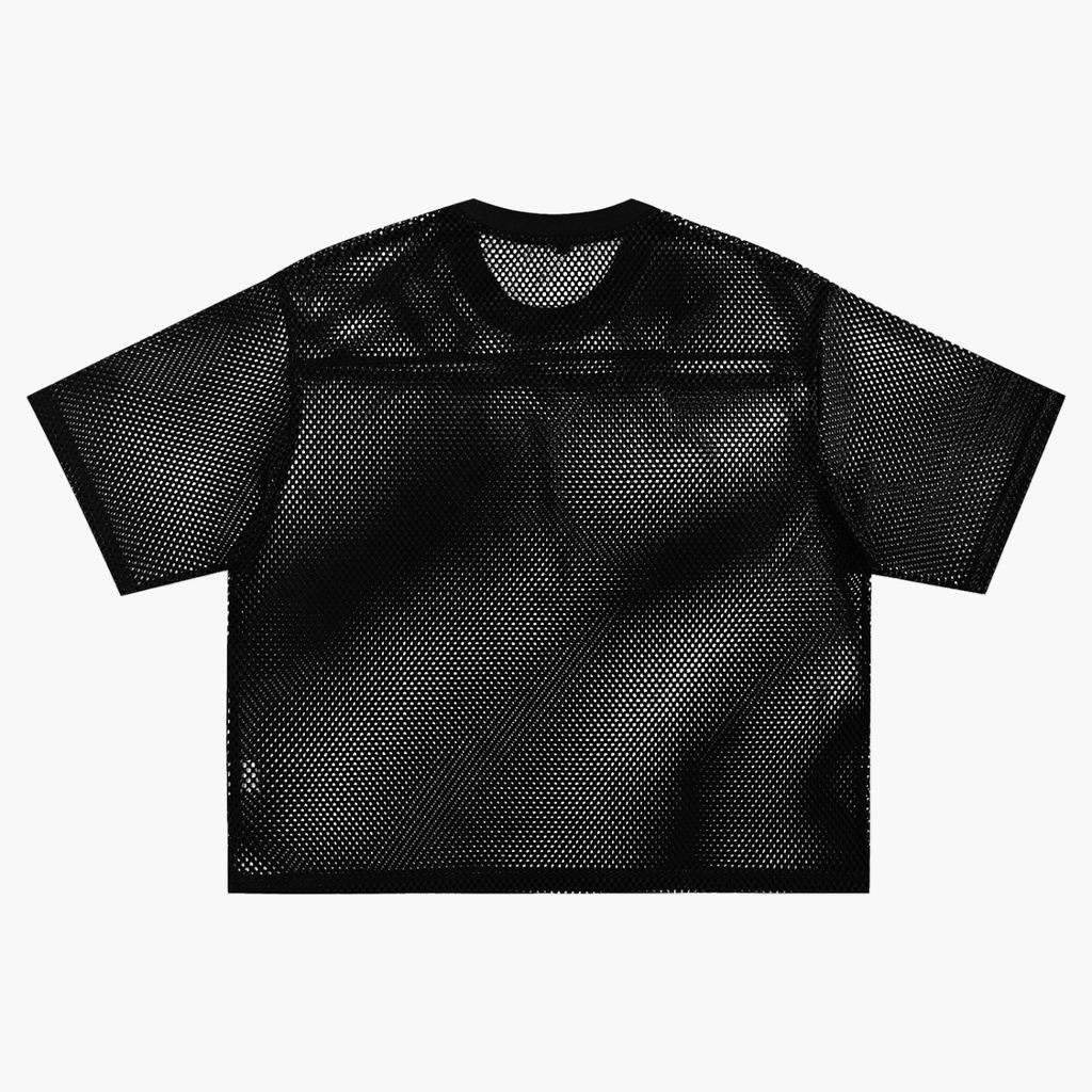 See-through Boxy Net T-shirt