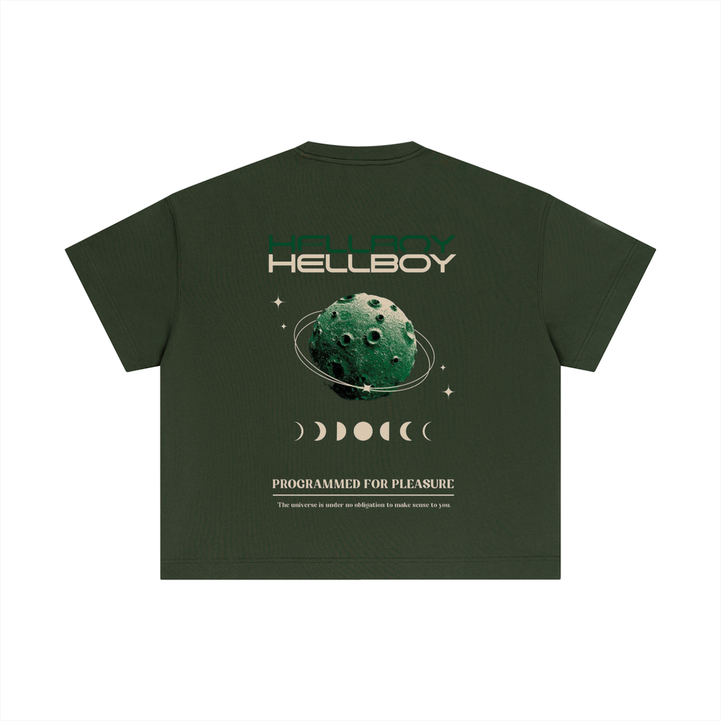 Essential Cotton Boxy Graphic T-Shirt