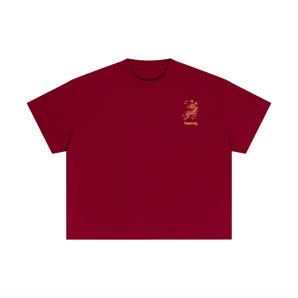 Essential Cotton Boxy Graphic T-Shirt