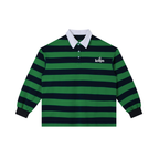 Color Block Stripe Polo Shirt