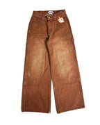 WASHED BROWN BAGGY JEANS®