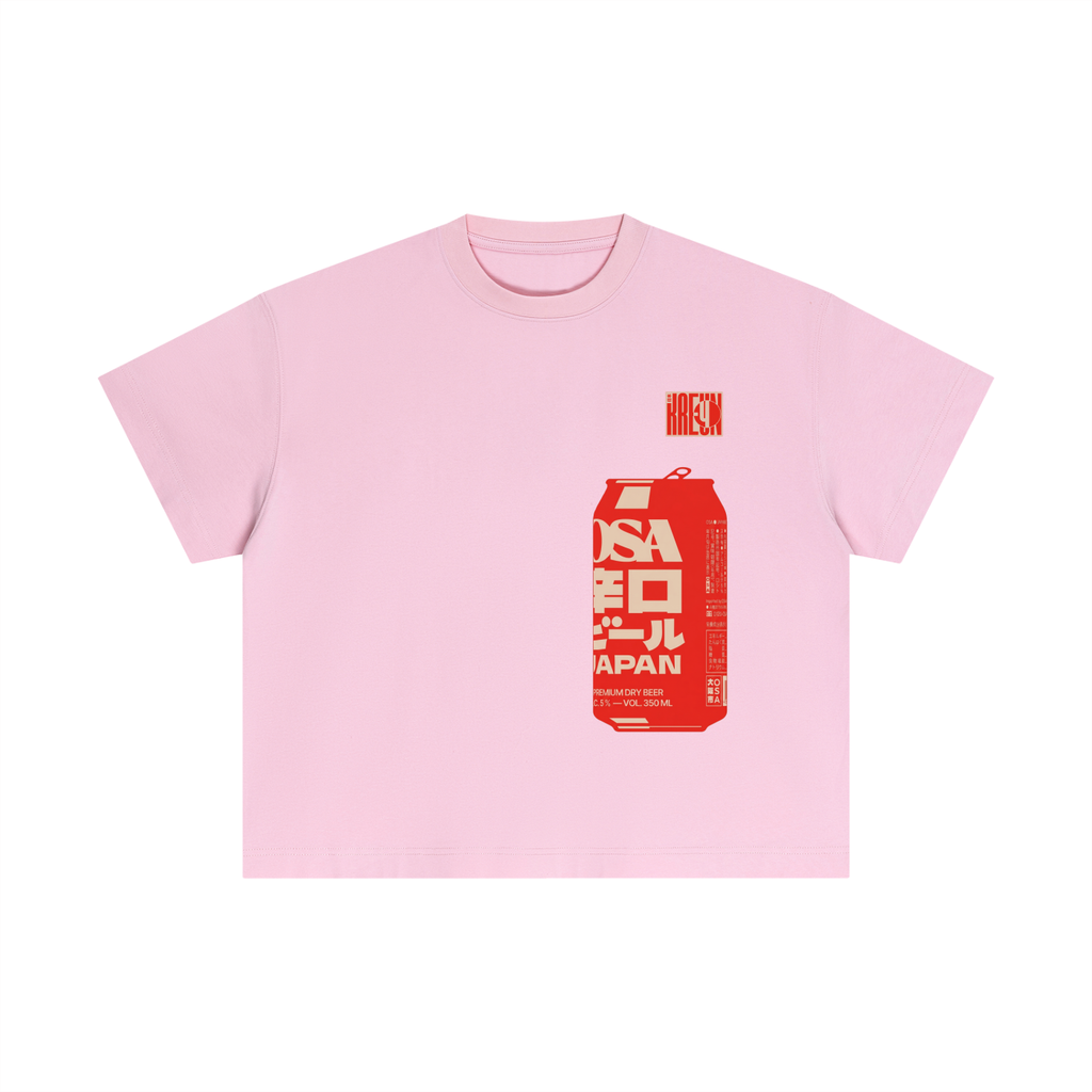 Essential Cotton Boxy Graphic T-Shirt