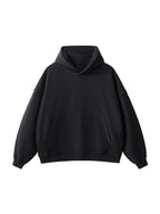 RAW-SEAM 420GSM HOODIE® [BLACK]