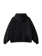 RAW-SEAM 420GSM HOODIE® [BLACK]