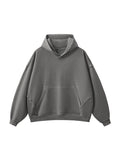RAW-SEAM 420GSM HOODIE® [GREY]