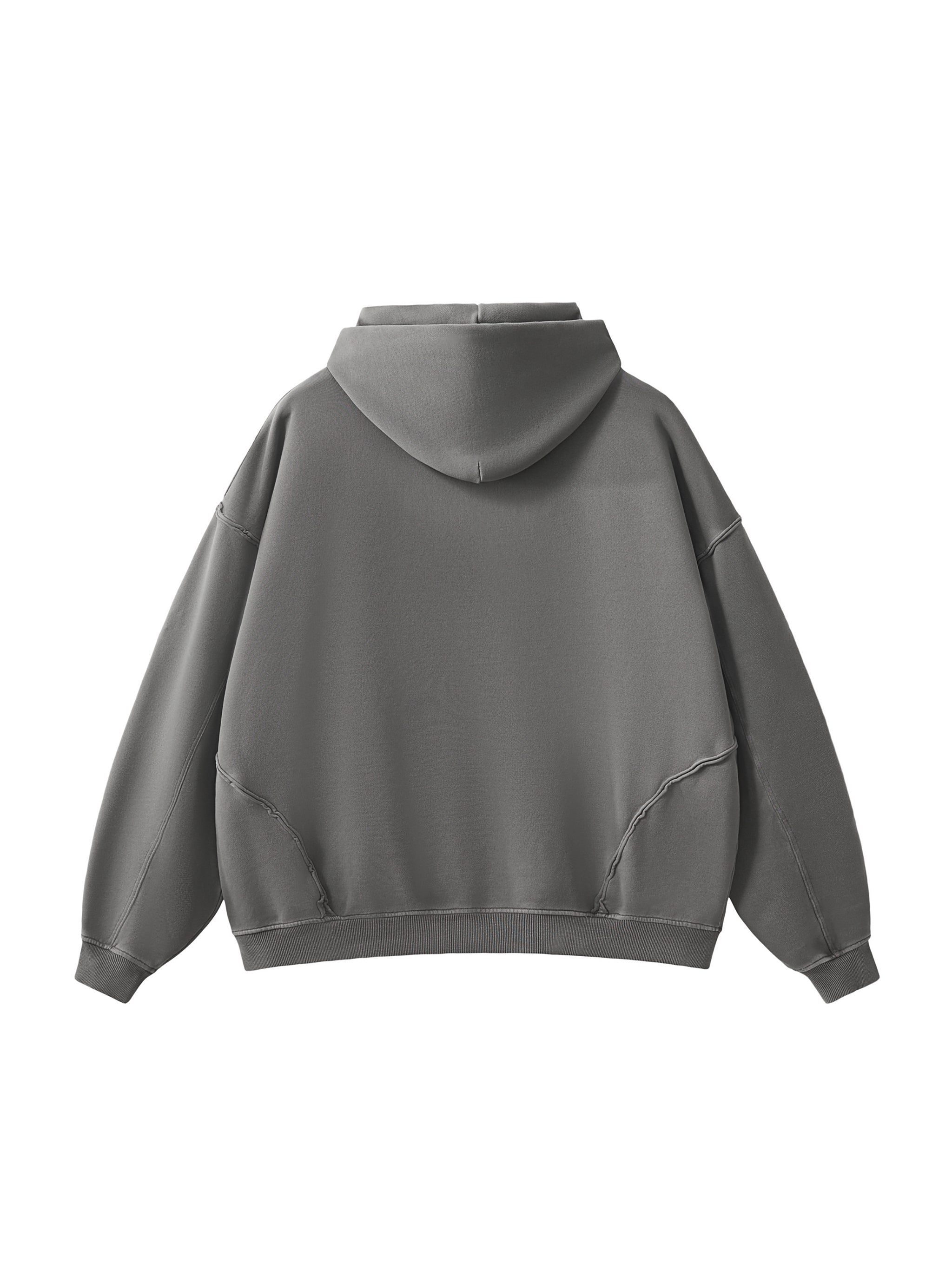 RAW-SEAM 420GSM HOODIE® [GREY]